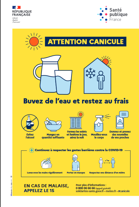 ALERTE CANICULE NIVEAU ORANGE Mairie Des Roches De Condrieu